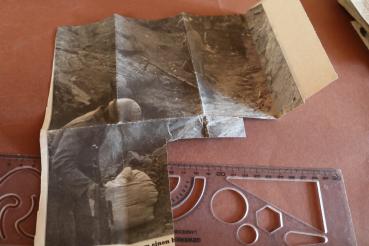 Preview: alter Zeitungsausschnitt - Major Hermann Graf und Oberleutnant  Egon Meyer - Einweihung Ballenberg